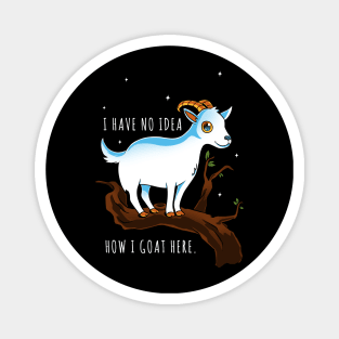 Funny Goat Pun Magnet